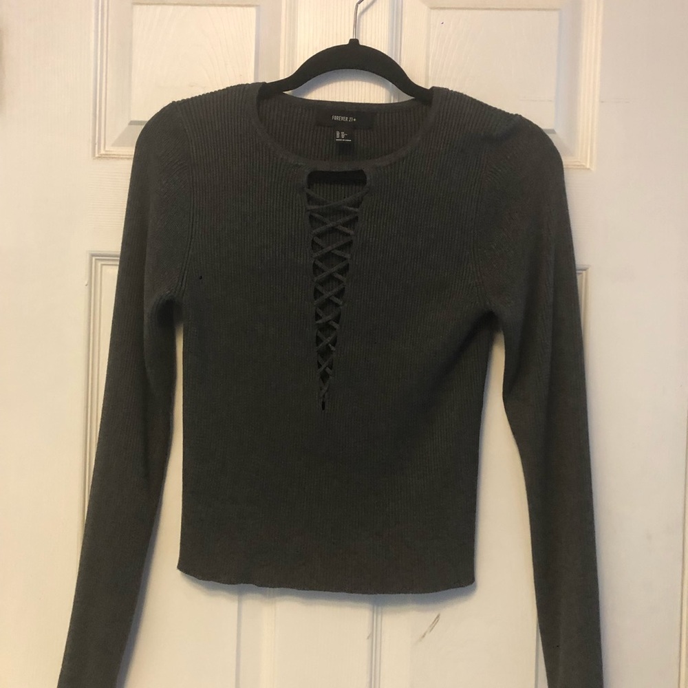 Forever 21 plus cropped top